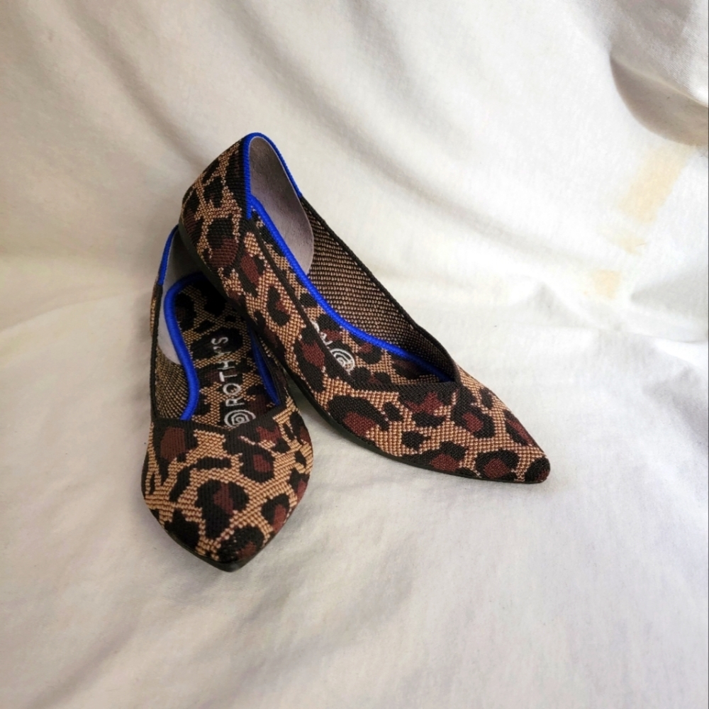 Rothy's the point big cat flats size 6 wore 1x